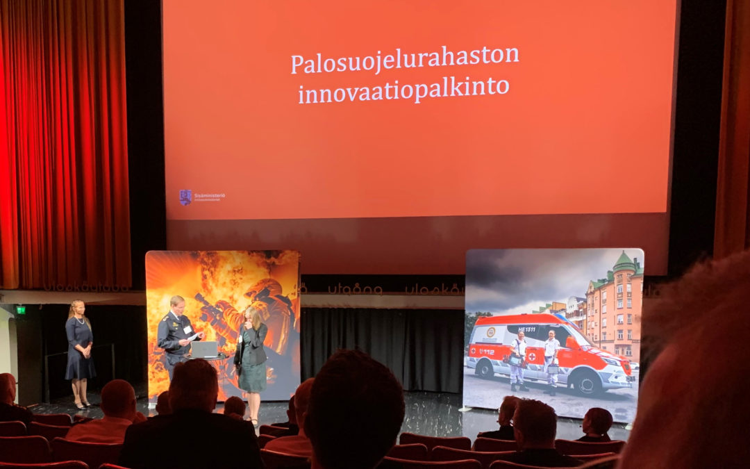 Palosuojelurahasto palkitsi pelastusalan innovaatioita