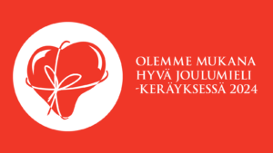 Olemme mukana Hyvä joulumieli -keräyksessä